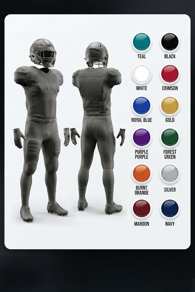 Uniform preview in selected colour
