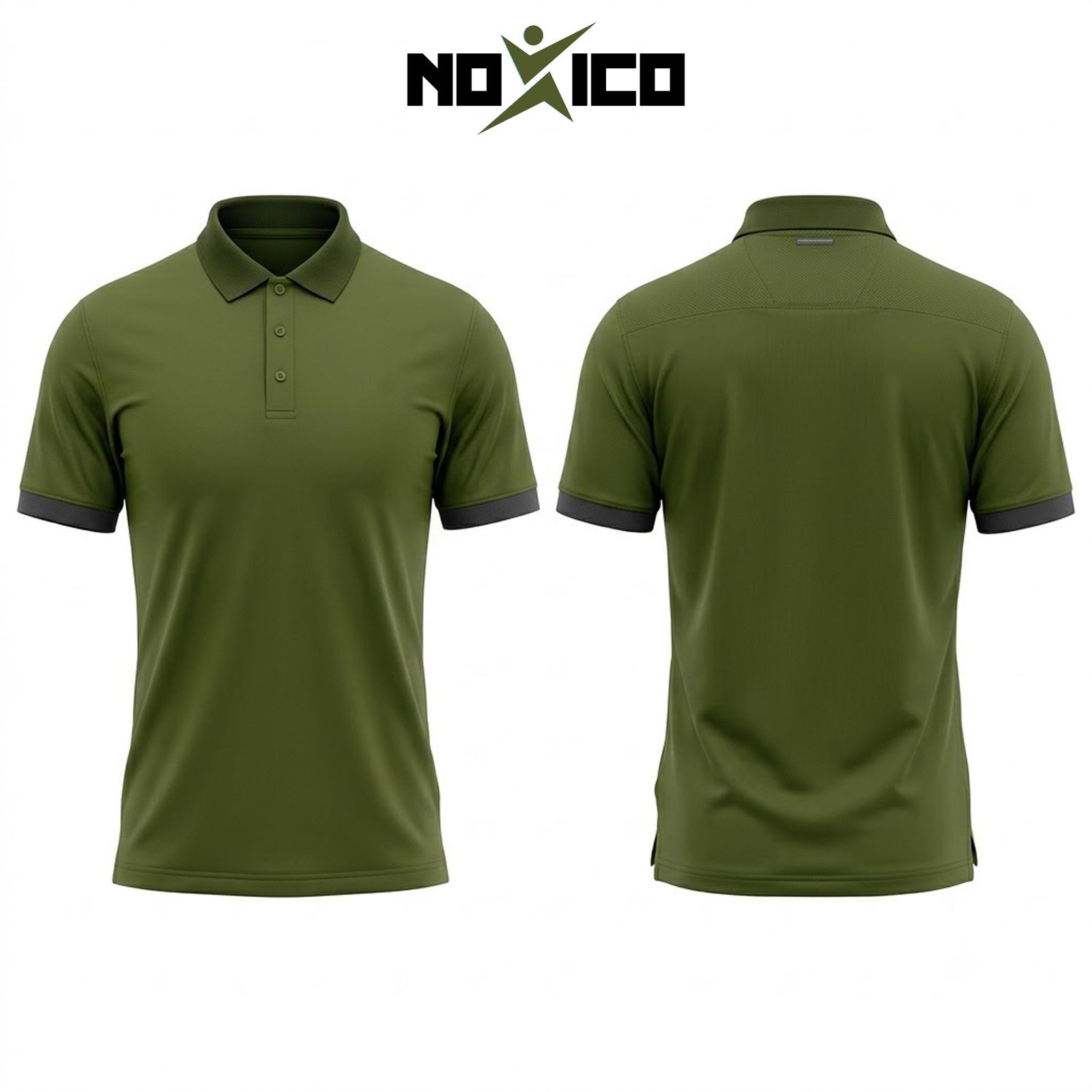 Custom athletic polo shirts — view 1