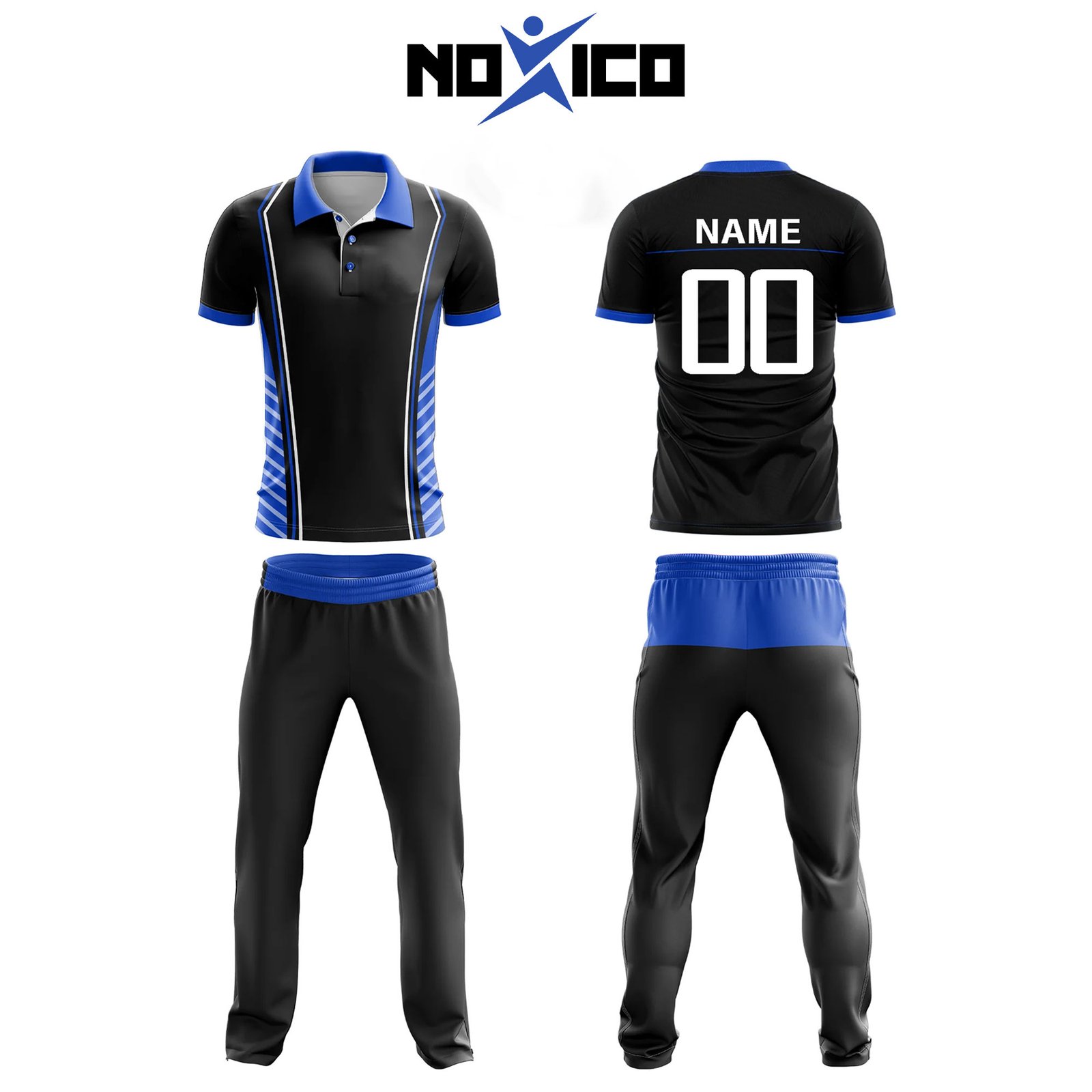 Custom baseball uniform — front view
