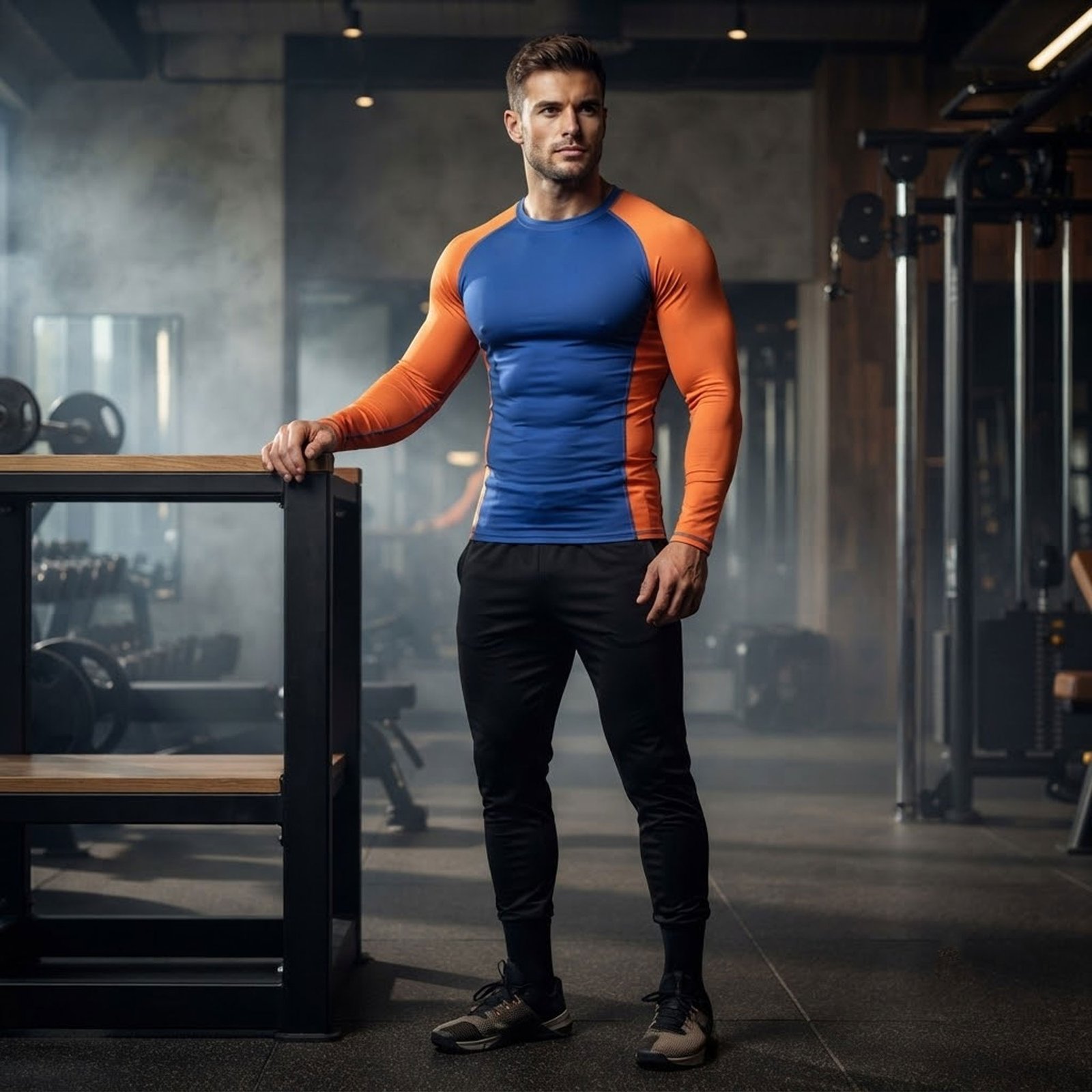 Custom compression shirts front view