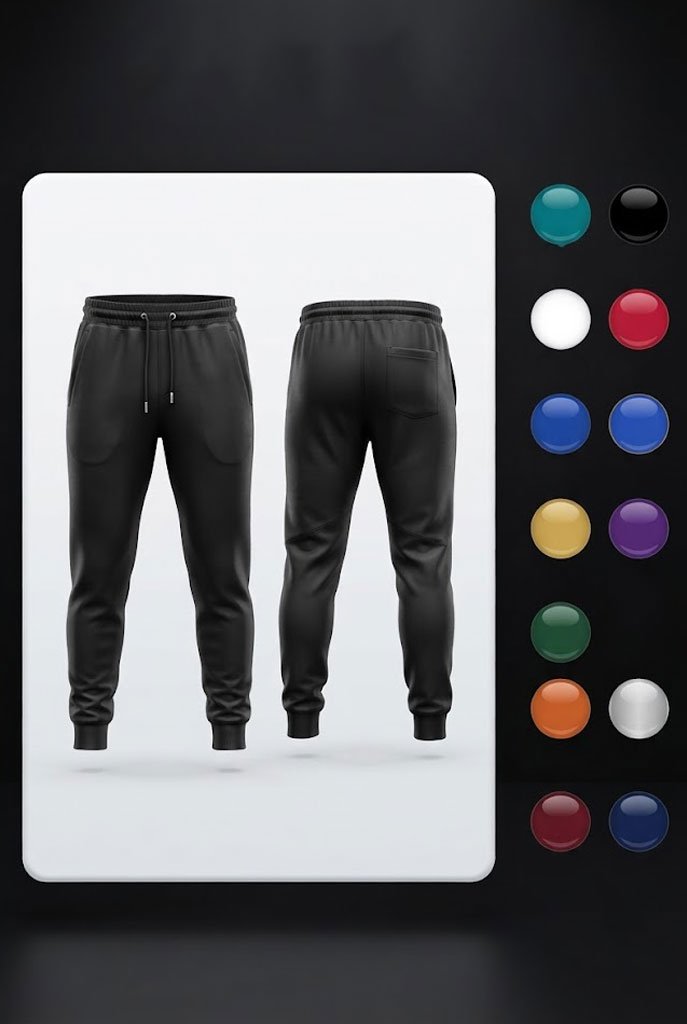 Joggers preview in selected colour