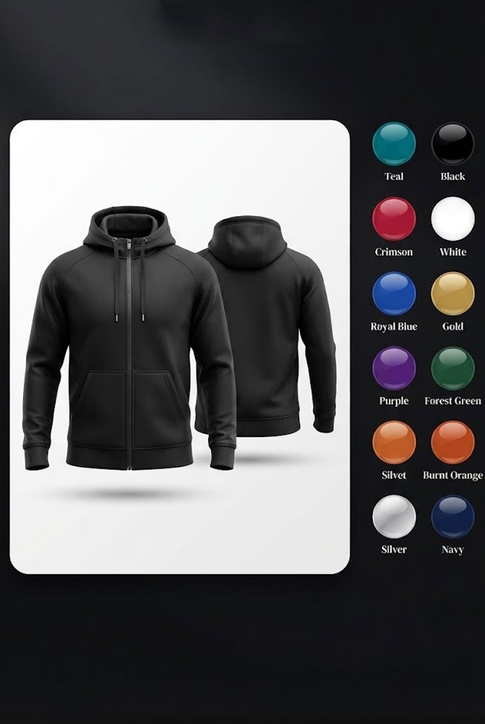 Training hoodie preview in selected colour