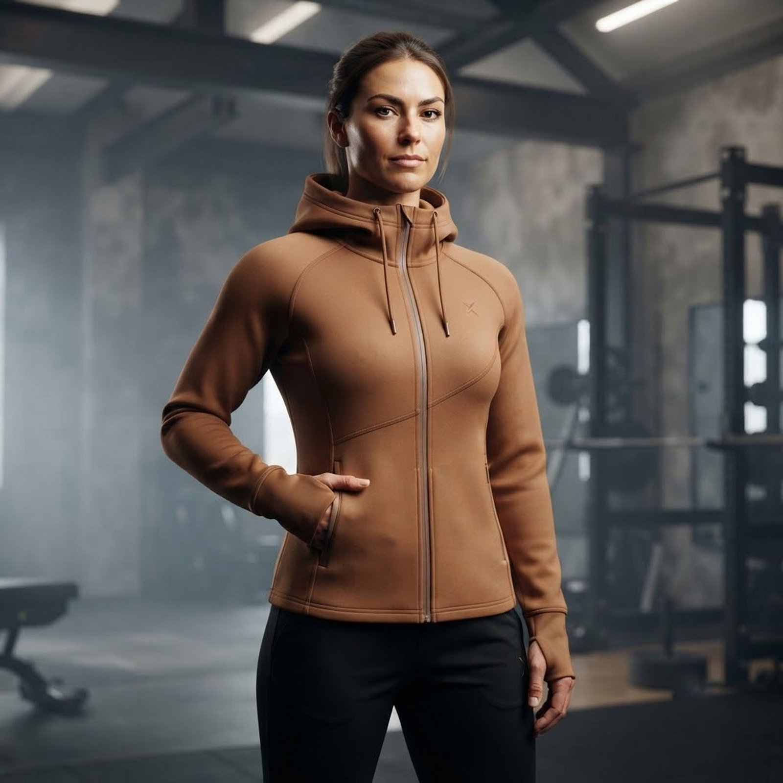Custom training hoodies front view