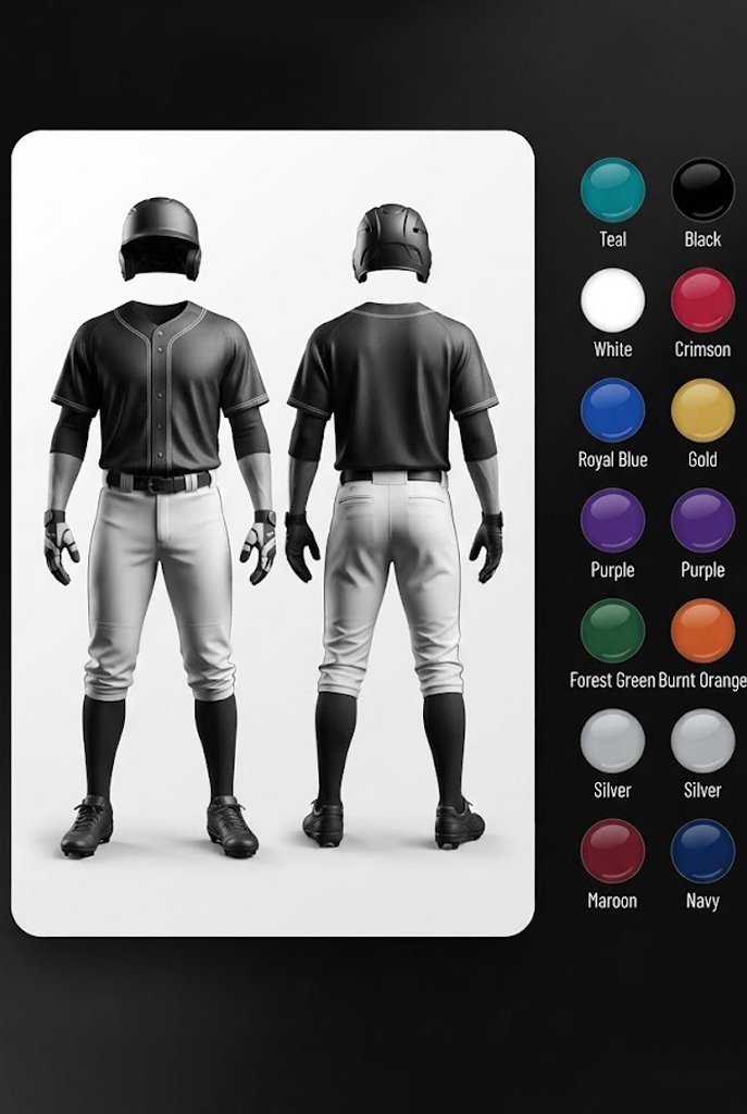 Uniform preview in selected colour