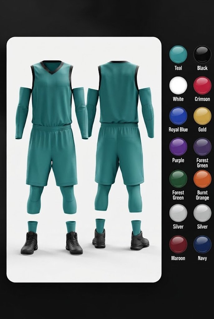 Uniform preview in selected colour