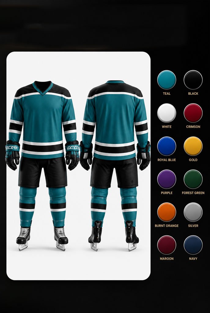 Uniform preview in selected colour
